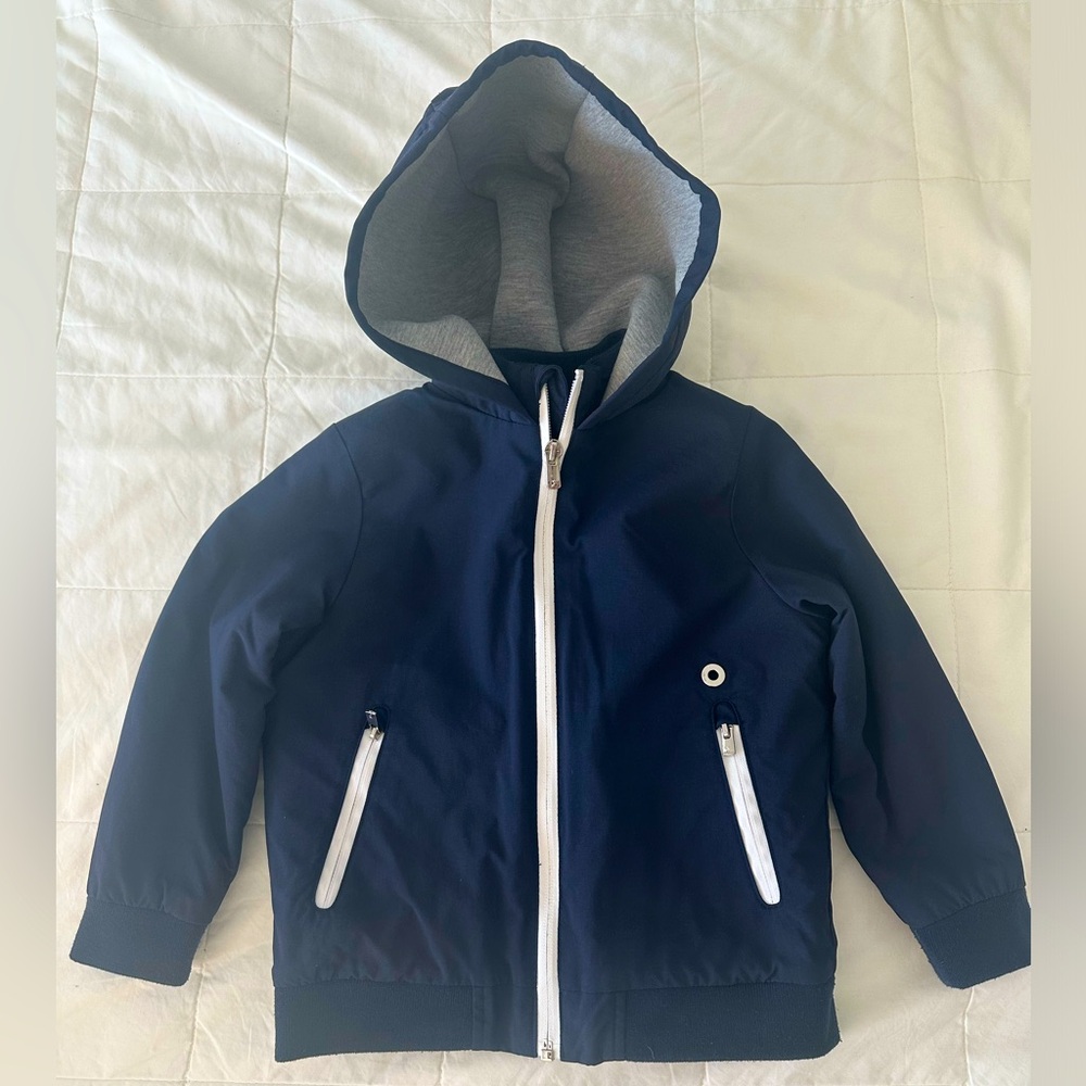 EUC Jacadi windproof lined jacket